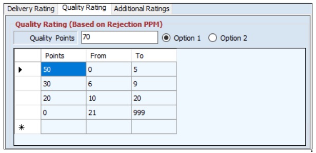06. Supplier Rating Information | IcSoft ERP and MES Wiki Site